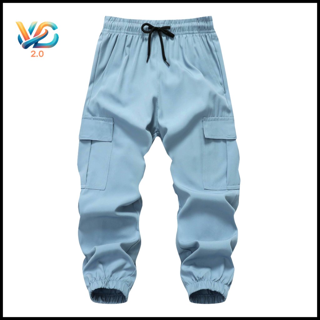 Toddler Boys Quick-Dry Cargo Joggers Lightweight Hiking Pants Upf 50+